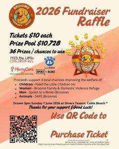 Broome Therapy Dogs Fundraiser Raffle at Divers Tavern
