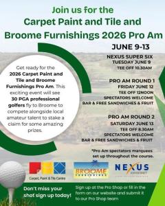 Carpet Paint and Tile and Broome Furnishings 2026 Pro Am