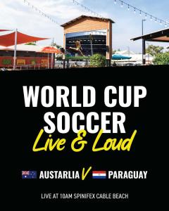 World Cup Soccer at Spinifex