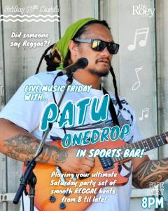 PATU ONEDROP in the Sports Bar