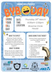 Bring Your Bill (BYB) Day Event at Broome Circle