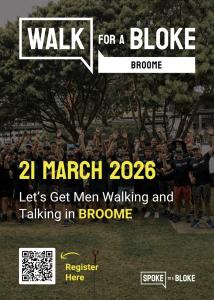 Walk for a Bloke (Broome) Event