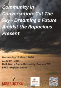 Community in Conversation: Cut The Sky – Dreaming a future amidst the rapacious present.