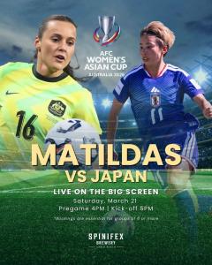 AFC Women’s Asian Cup Final, live on the big screen
