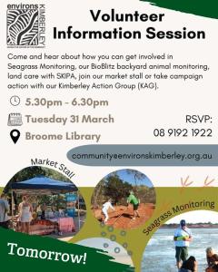 Environs Kimberley: Volunteer ﻿Information Session﻿