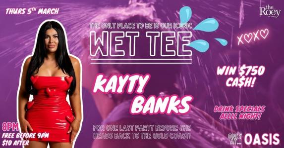 Wet T Shirt Comp at The Roey