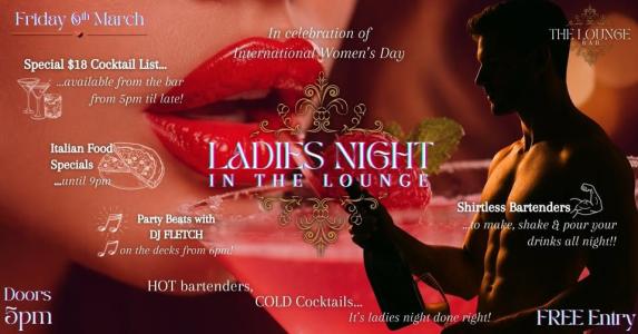 Ladies Night in the Lounge Bar