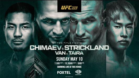 UFC 328 Chimaev vs Strickland at the Roey Sports Bar