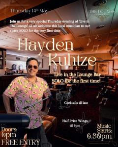 Live in The Lounge presents: Hayden Kuhtze