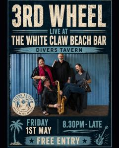 3rd Wheel in The White Claw Beach Bar