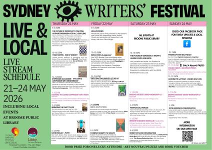 Sydney Writer's Festival at Broome Library