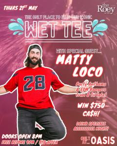 Wet T Shirt Comp at The Roey