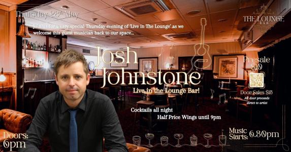 Josh Johnstone live in the Lounge Bar