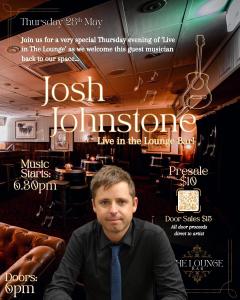 Josh Johnstone live in the Lounge Bar