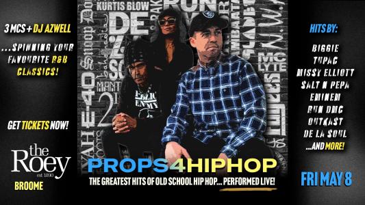 90's HIP HOP PARTY! | Props 4 Hip Hop LIVE at The Roey, Broome
