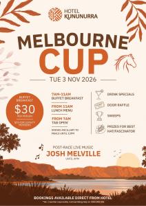 Melb Cup at Hotel Kununurra