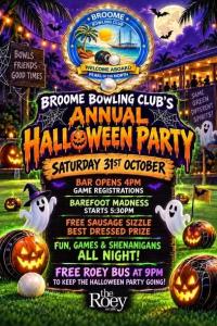 Broome Bowling Club Halloween Party