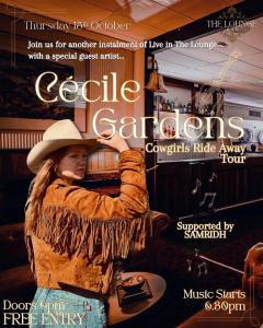 Live in The Lounge: CÉCILE GARDENS ﻿ 'Cowgirls Ride Away' Tour