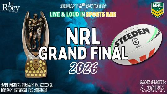 NRL Grand Final at The Roey