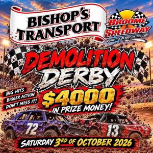 Demolition Derby and Broome Speedway