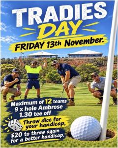 Broome Golf Club's Tradies Day competition