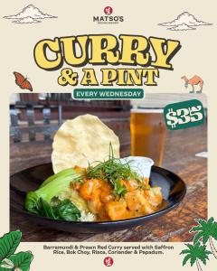 Wednesday Curry and a Pint at Matso's