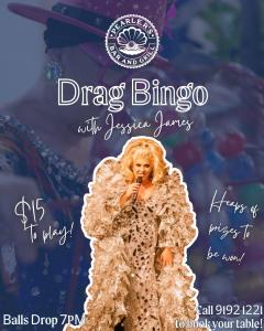 Drag Bingo at Pearlers Restaurant