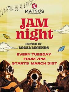 Jam Night at Matso's Broome
