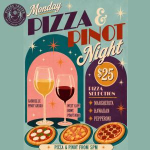 Pizza & Pinot night at Divers Tavern