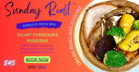 Sunday Roast at Bali Hai Cafe