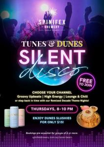 Tunes and Dunes Silent Disco at Spinifex Cable Beach