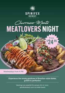 Churrasco Meats Meatlovers Night at Spinifex Brewery