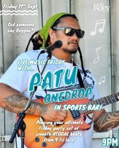 PATU ONEDROP in the Roey Sports Bar