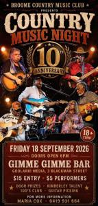 Country Music Night at Goolarri