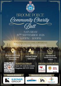 Broome Police Charity Ball 2026