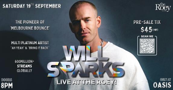 WILL SPARKS live at The Roey