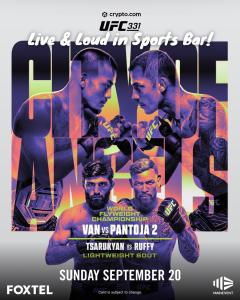 UFC 331: Roey Sports Bar from 10am