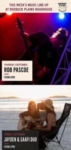 Live Music at Roebuck Plains Roadhouse