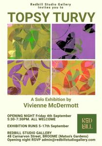 Vivienne McDermott Exhibition at Redbill Studio Gallery