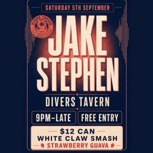 Jake Stephen live at Divers Tavern