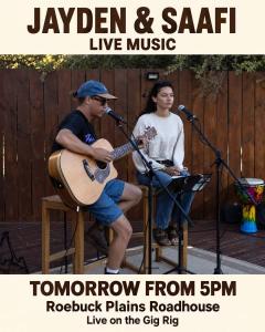 Live music at the Roebuck Roadhouse