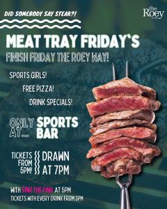 Monster Meat Raffle at Roey Sports Bar