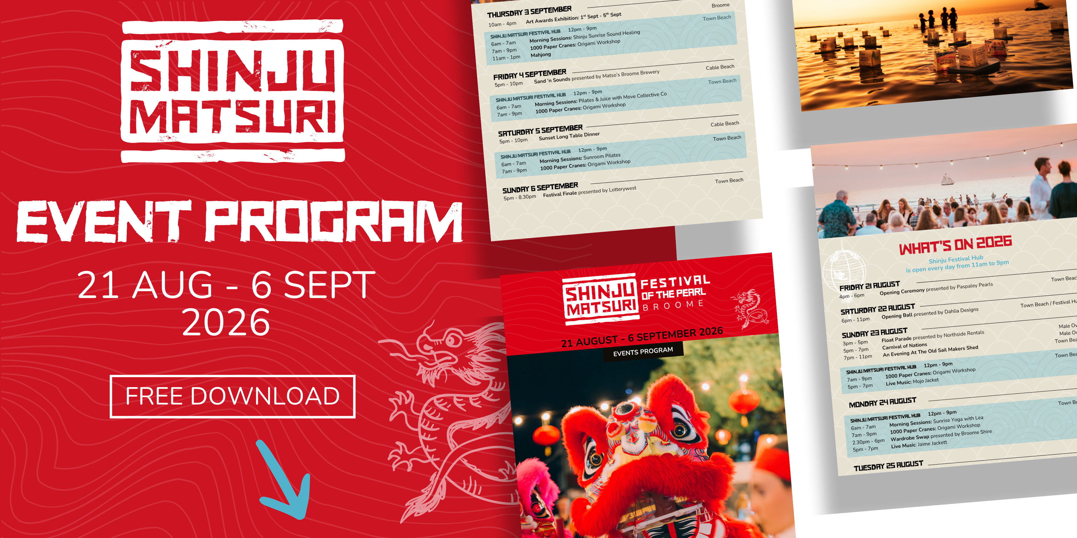 Download the Shinju Matsuri Festival 2026 program online