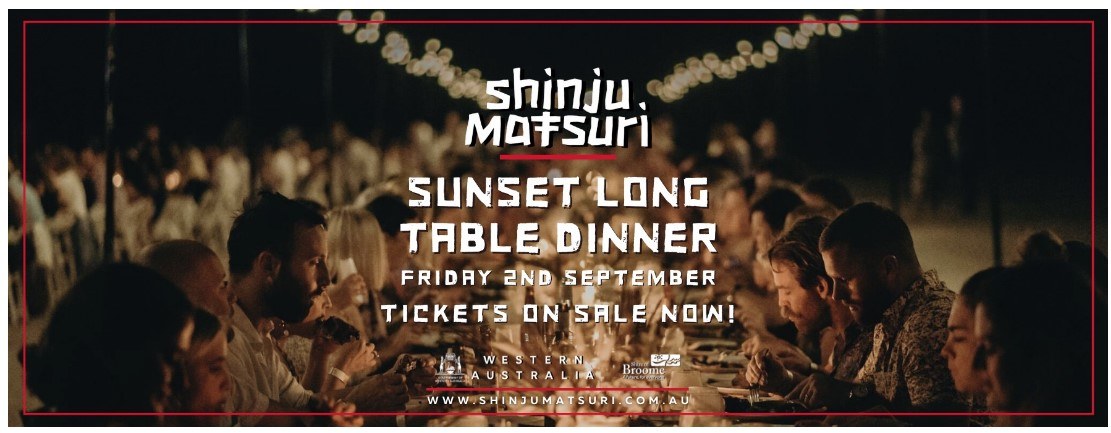 Shinju Matsuri Long Table Dinner Friday 2nd September 2022