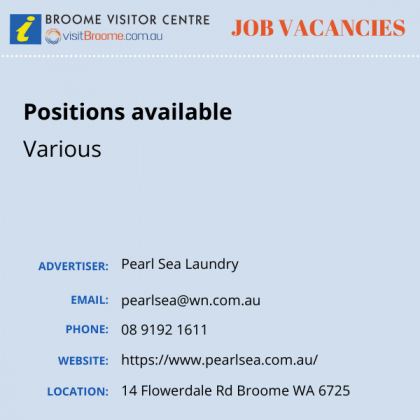 Bvc jobs board pearl sea