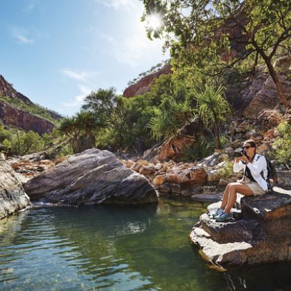 113243 4 Emma Gorge hike trail El Questro Wilderness Park