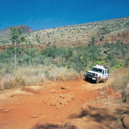 Road to Lennard River Gorge off Gibb River Road