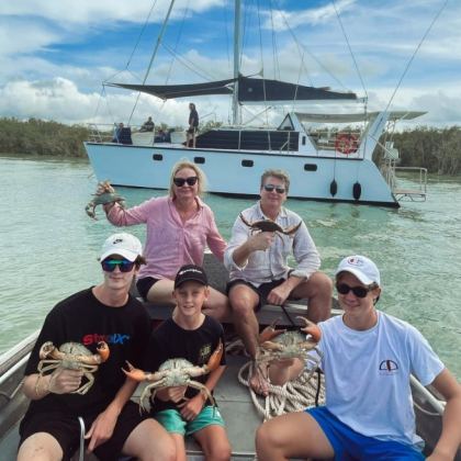 Mud crabbing in Broome